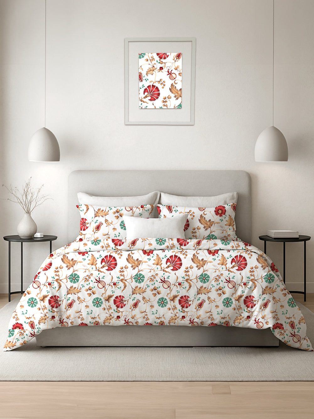 Complete bed set with bedsheet, pillows, and comforter – Layers India