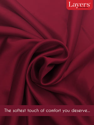 Micro Silky Satin 85 GSM Purple Pillow Covers - Pack of 2
