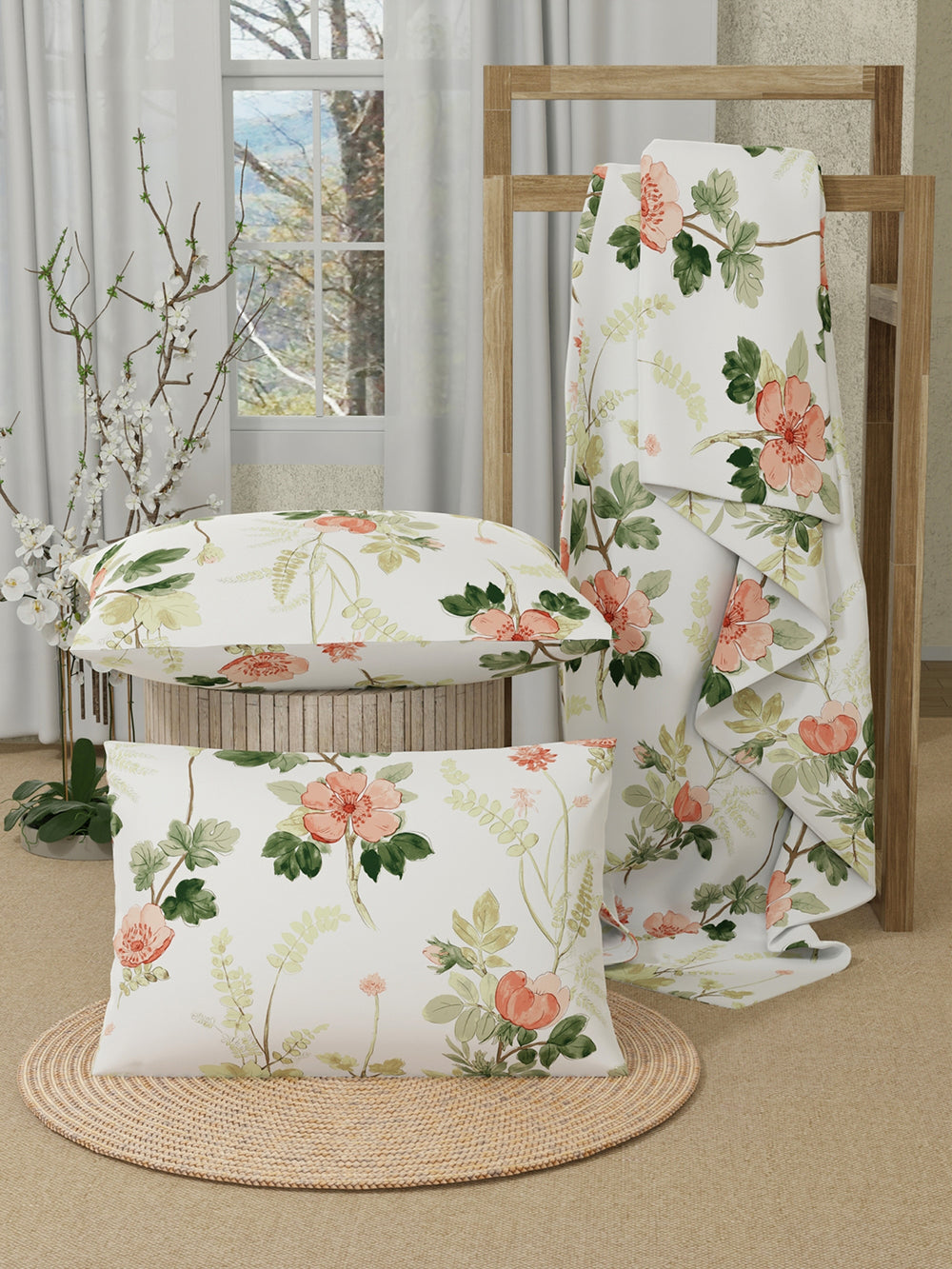 Soft cotton bedsheet with elegant modern design – Layers India