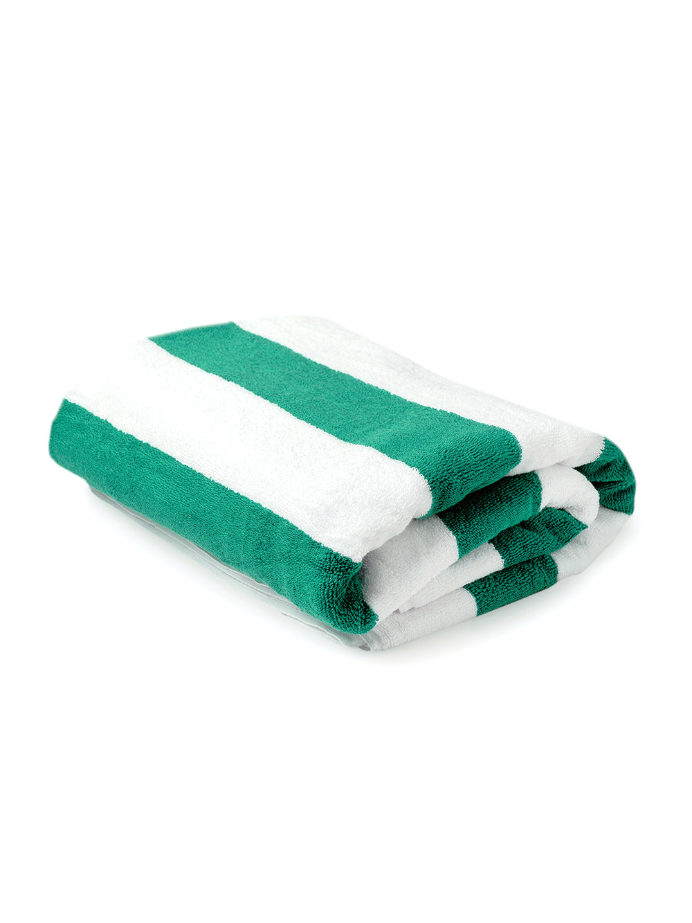 Miami (Cabana Stripe) 550 GSM 100% Cotton Turquoise White Extra Large Towel - Pack of 1