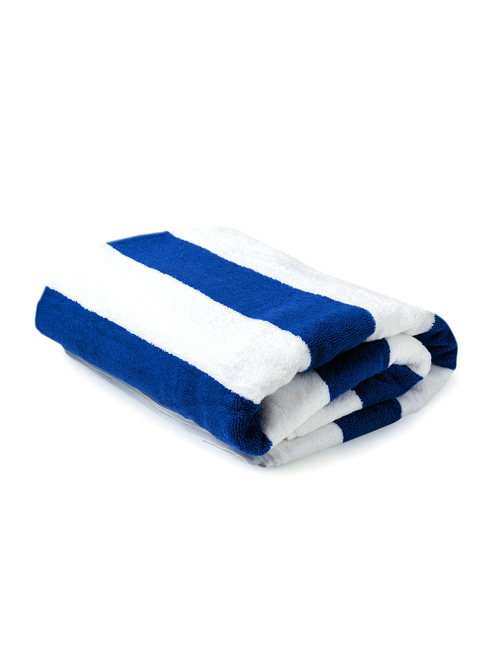 Miami (Cabana Stripe) 550 GSM 100% Cotton Blue White Extra Large Towel - Pack of 1