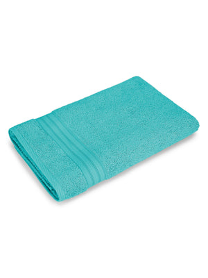 Home Easy 100% Cotton 450 GSM Blue Bath Towel - Pack of 1